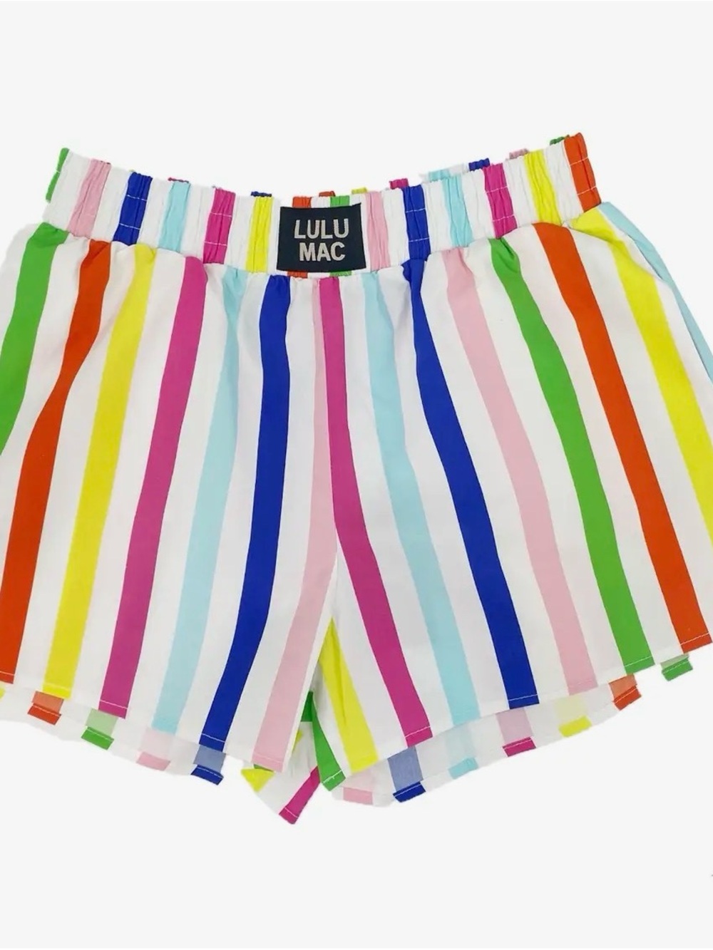 NEW-Lulu Mac Multi Stripe Boxer Shorts